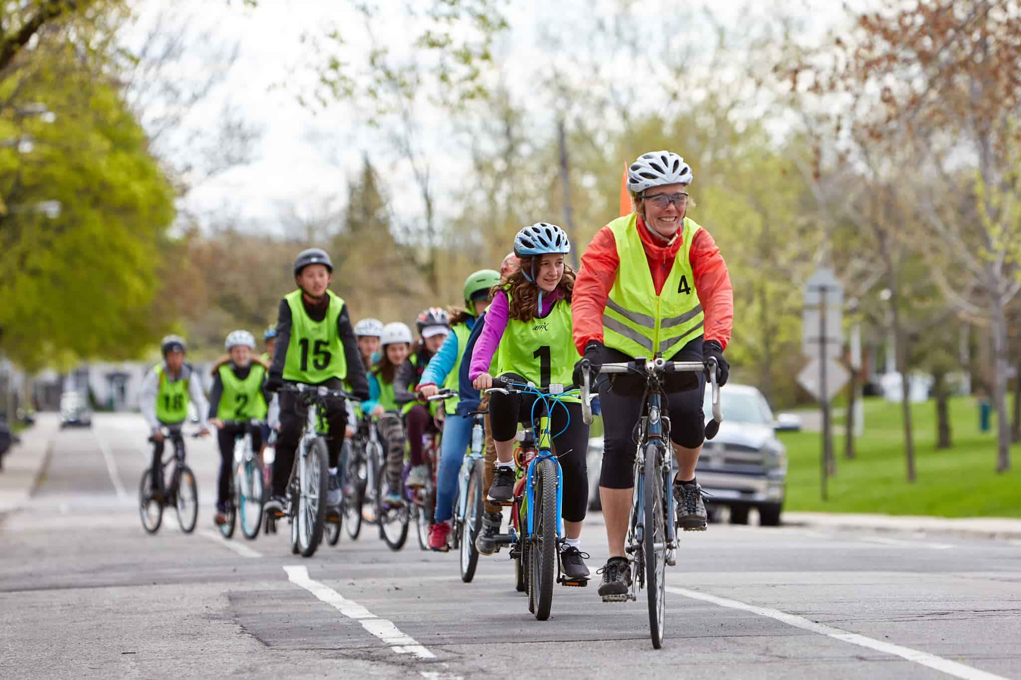 Le programme cycliste averti. Photo : Vélo Québec