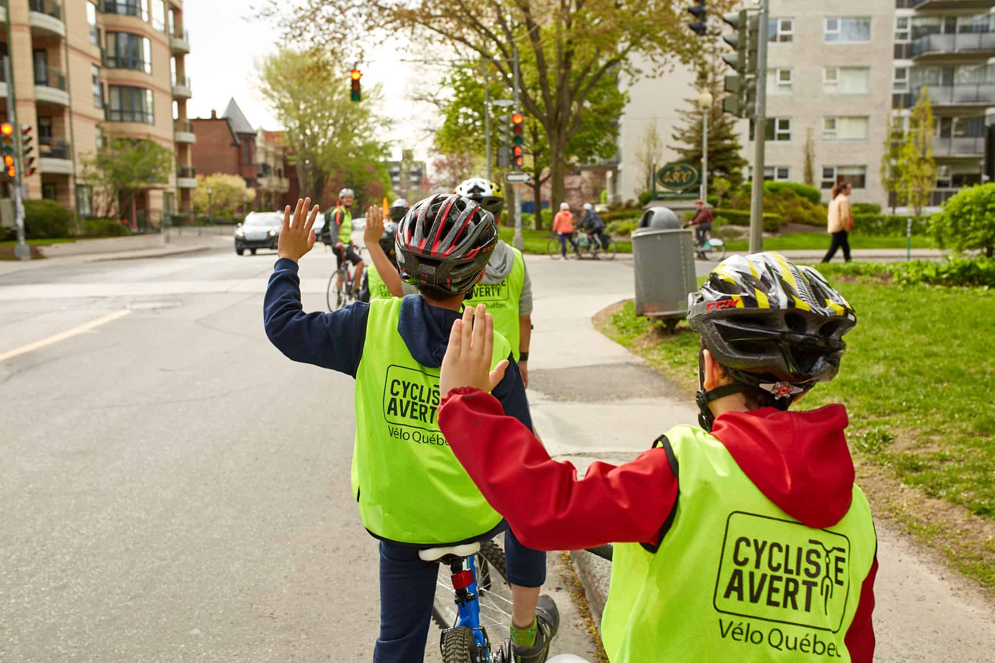 Le programme cycliste averti. Photo : Vélo Québec