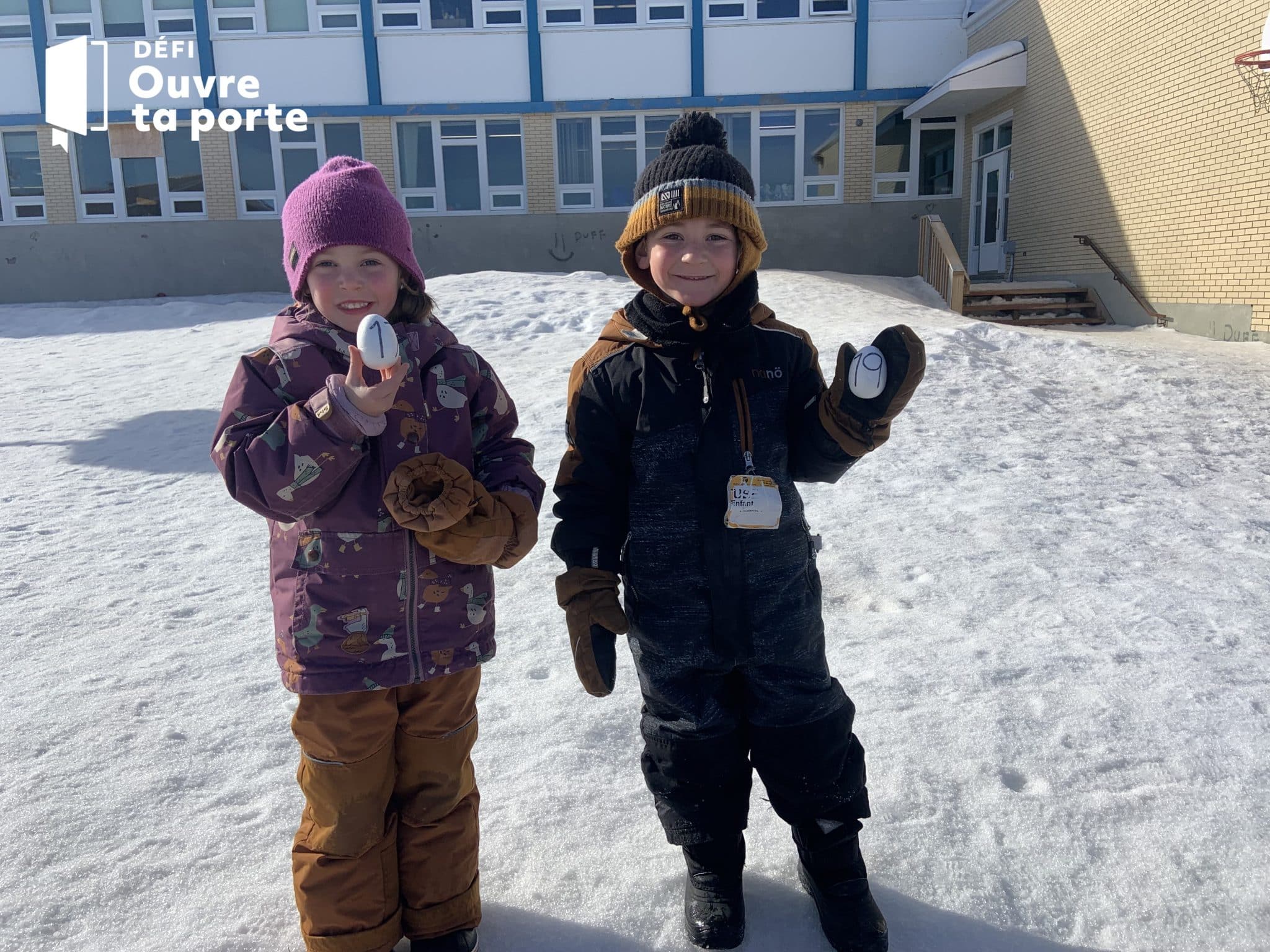 Photo : Catherine Dupuis, École aux Quatre-Vents, Défi Ouvre ta porte 2023
