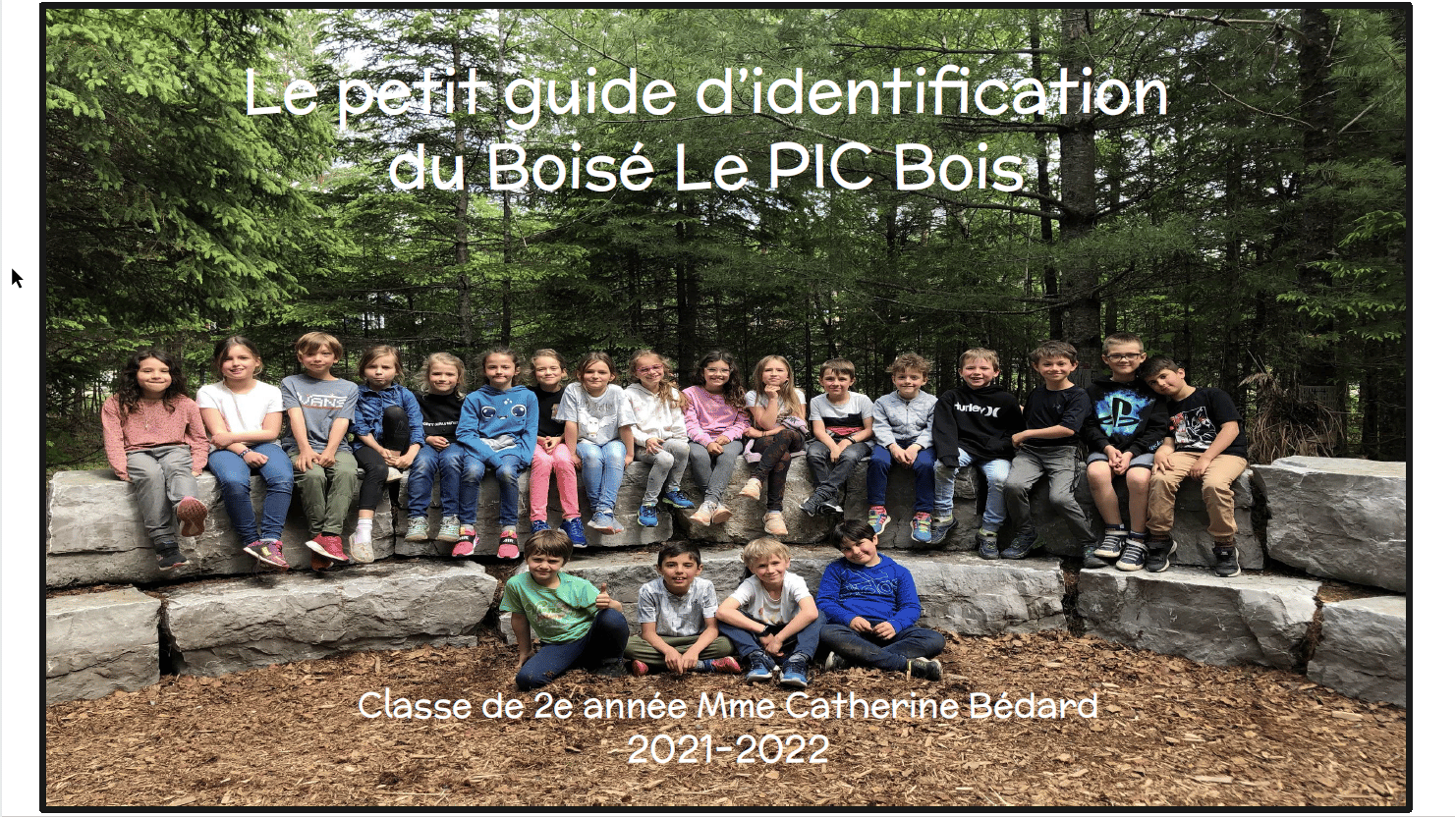 Classe de Mme Catherine Bédard, école Montagnac.