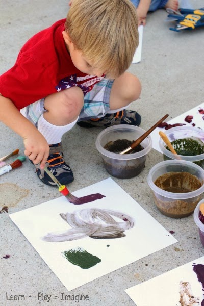 Photo: http://www.learnplayimagine.com/2014/03/mud-paint-recipe.html